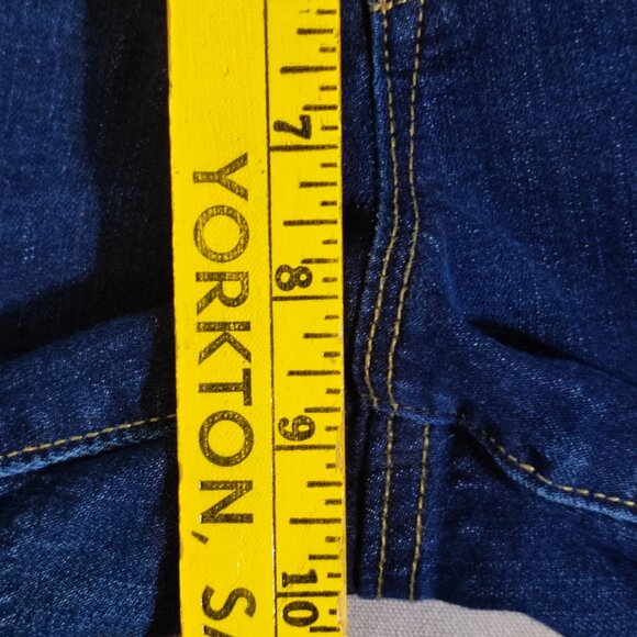 Gap Leggings/Jeggings mid rise skinny stretchy women's size 14 R ink blue colour - Picture 12 of 13